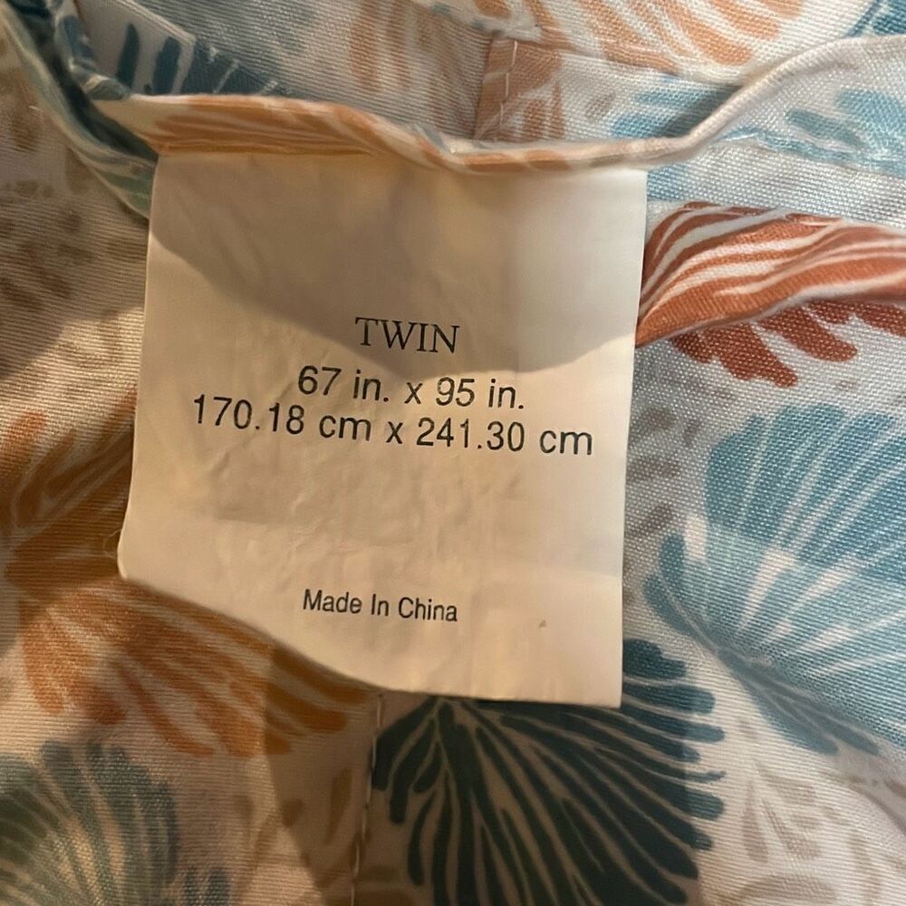 Seashell Print Twin Sheet Set - Picture 3 of 4